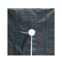 멀칭비닐 제초매트 잡초 텃밭 방지 대규모 검정 제거 필름 식목일 나무심기 반사 농사용, 천공방초포1x1m10장