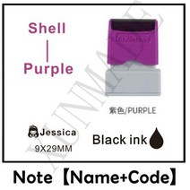 서명 스탬프 아기 이름 헝겊 책 감광성 DIY Scrapbooking 일기 카드 웨딩 장식, [09] Custom name