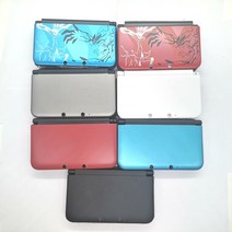 7 색 제한 하우징 쉘 케이스 3dsxl 3dsll 실버 그레이 3ds xl3ds ll 게임 콘솔 교체 부, 빨간색