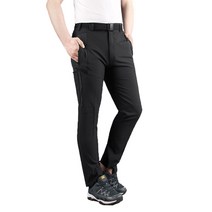 남성용 일자핏 스트레치 스판 등산 작업 기능성 바지