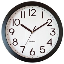 22cm~40cm 무소음벽시계 인테리어 벽걸이시계 소품 학교 사무실 병원 벽시계 교실 개업 집들이선물, 29 블랙