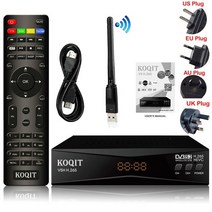 위성 TV 수신기 koqit dvb2ip 스틱 캐스트 h.265 dvb-s2 hevc 수용체 인터넷 디코더 파인더 라이브 미러 스크린 캐스트 biss vu, v5h 와이파이, 미국 플러그