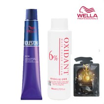 웰라 콜레스톤 퍼펙트 리치 16컬러 80g / 산화제+앰플증정, 오렌지브라운 (88/74), 1개