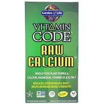 Garden of Life 비타민 Code Raw 칼슘 120캡슐, 120vc × 1개