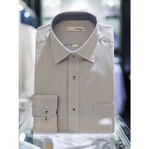 [AK분당점] [듀퐁셔츠]실크 믹스 도비 일반셔츠 SE3SM11LS116SBU