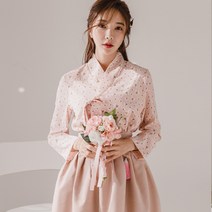 인화 핑크 허리치마