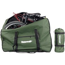 CamGo 50.8cm(20인치) 접이식 자전거 가방 - 방수 자전거 여행 케이스 야외 자전거 운반 가방 자동차 기차, 01 아미 그린._01 20 inch