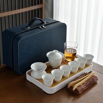 우드 퇴수기 차판 차상 트레이 원목 나무 대나무 전통 다기 다도 용품 세트, 단일사이즈, B