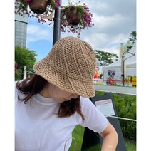 DIY키트 코바늘 패키지 한지면 여름 버킷햇 손뜨개 벙거지 모자뜨기 제이로시 영상 도안