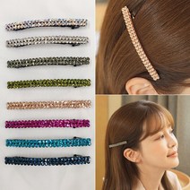 미스21 마델린 스와로브스키 두줄 자동핀 (hp1364)