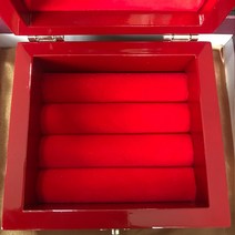 자개 보석함 액세서리 액세서리 보관함 돌반지 악세서리 자개함 쥬얼리 목걸이 케이스, A-001와인내장반지홀더