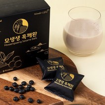 블랙푸드 모발관리 모생생 흑깨환 건강 간식 모발건강 고급 영양간식 어르신 수험생 직장인 아침 식사대용 부모님 선물, 126g, 1개