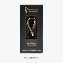 카타르 월드컵트로피 FIFA 2022 장식 축구 기념품 팬 주변 트로피 모델 선물, 70mm(공식 위조 방지 포장)