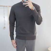 로코비전 남자 스킨 라운드 니트 정장 셔츠 스웨터