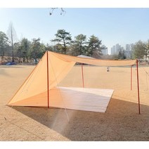 코스트코 트레이더스 다이소 이마트 캠핑 텐트 타포린 그라운드시트 방수포 풋프린트 타프, 카키
