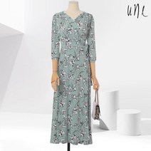 윈(une)절개셔링랩플레어원피스