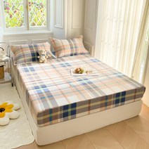 벙커침대 시트 인쇄 퀸 사이즈 매트리스 커버 코튼 탄력 밴드 Bedsheet 140x200, 08 mo yi