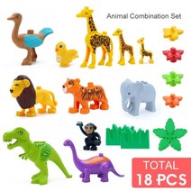 레고 호환 블럭 장난감다채로운 diy 빌딩 큰 크기 벌크 기본 플레이트 duplo 교육, 동물