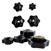 손잡이 오각 노브 볼트 플라스틱 관통너트 노브핸들 Knob, M8-38mm, 1개