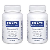 (번들) 퓨어 인캡슐레이션 포타슘 아스파테이트 90캡슐 2통 Pure Encapsulations Potassium Aspartate, 1, 1개