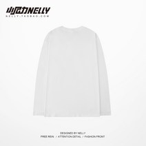 교복맨투맨 봄자켓 레트로 옛날 화이트 오버 사이즈 긴팔 티셔츠 남성 남자과 여성 여자 bf 스타일 느낌 유로파과 미국의 거리 드래그 자매 t 플로어 바닥 셔츠