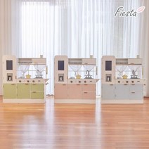 올리버 피에스타 우드 주방놀이 마카롱 3종, 올리브그린
