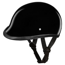 Daytona Helmets 하프 쉘 호크 오토바이 헬멧 DOT 승인 무광택 블랙 XL USA 미국, X-Small