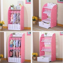 강아지 고양이 옷장 반려견 용품 산책 옷 정리 옷걸이, 단일  + 색상 비고 + 행거 없음헬로 키티