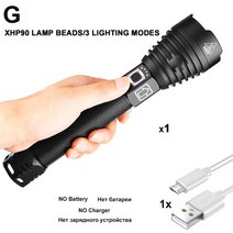 상세 페이지 참조 Zk20 xhp90 xph70 xph50 led 손전등 토치 usb 충전식 전원, 07 G-XHP90-NO Battery_01 CHINA