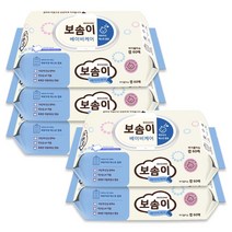 보솜이 베이비케어 아기물티슈 캡형 물티슈, 60매, 5팩