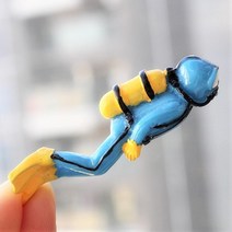 수조 장식품 다이버 모형 어항 장식 다이버 미니어쳐 스킨 스쿠버 피규어