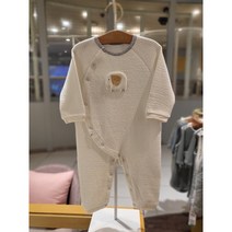 [밍크뮤]SC (IV)쭈글이퀼팅우주복 (32C7004102) 2022FW 신생아 백일 우주복