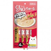 이나바 고양이 챠오츄르 간식, 참치+연어, 56g, 2팩