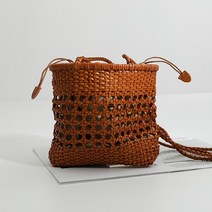 핸드폰파우치크로스 인도계곡우 프렌치 두층 소가죽 위빙토트백 여성 클래식 바캉스 우아한 가방 크로스백 2270304896