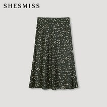 쉬즈미스 레오파드 플레어 롱 스커트 SWWSKM31020 DE