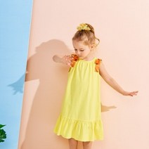 어깨배색 리본 원피스FSPMCOJ915M