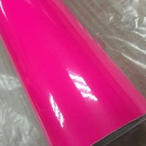 형광 오렌지 레드 비닐 필름 자동차 포장 스티커 4 가지 색상, PINK_10CM X 152CM