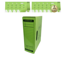 라이브잇 영오 문서 보관상자 10p, 연두, 4세트