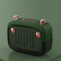 블루투스스피커 Cartoon Subwoofer Outdoor Card Portable Mini Speaker New Private Model Bs32d Wireless Bluet, [04] Green