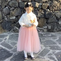 베베아기옷 제휴업체 (당일출고)여아 아씨한복 3-8세