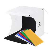 포토박스 미니 스튜디오 촬영 LED 램프 세트장 소형 보광등 함 제품 화이트 밑그림