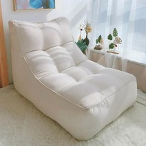 Lulizzie 1인 소파게으른 사람 소파, 질은회색, 리클라이너 소파