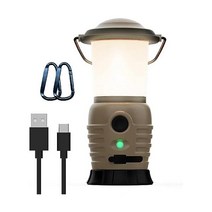 AirHydra 캠핑 랜턴 충전식 텐트용 에어하이드라 캠프 라이트 LED 백패킹 램프 4가지 조명 모드 정전용 USB 휴대용 비상 걸이 허리케인 생존 키트 낚시