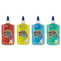 종이나라 레인보우 컬러 액체풀 147ml 액괴 슬라임, 초록