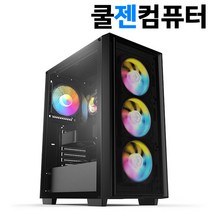 쿨젠컴퓨터 게이밍 컴퓨터 조립PC 윈도우11 탑재 배그 롤 발로란트 오버워치2 서든 로스트아크 검은사막 디아블로 스팀 게이밍PC 게임용 데스크탑 본체, 옵션13) 5600X / 3060 / 16GB