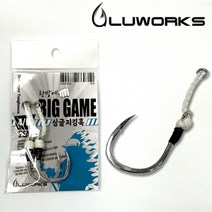 루웍스 LWH-602 한방에 빅게임 싱글지깅훅 참치 대삼치 부시리 방어, 4/0