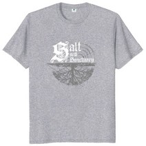 Kaus Garam dan Pengorbanan 2022 Klasik 게임 비디오 RPG Baru Atasan Penggemar Petualangan Aksi 100% K, 05 XXL, 03 Grey