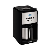 KRUPS ET351 커피 메이커 프로그래밍 가능한 커피 메이커 열병 12컵 블랙, Programmable MakerKRUPS