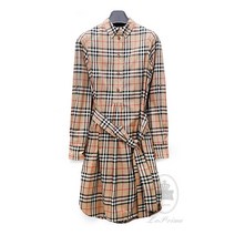 [버버리] [BURBERRY] 빈티지 체크 코튼 웨이스트 셔츠 드레스 8024585