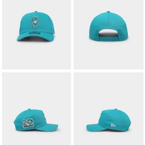 New Era 뉴에라 시애틀 매리너스 9FORTY A-프레임 스냅백 모자 캡 틸/핑크 - 희귀 196501004392